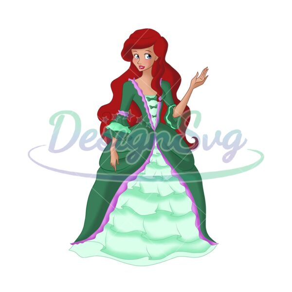 princess-ariel-in-dress-the-little-mermaid-ii-png