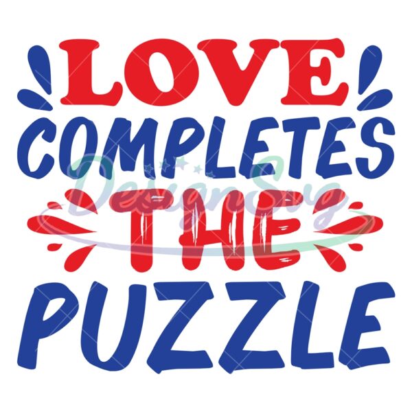 love-completes-the-puzzle-retro-autism-day-svg