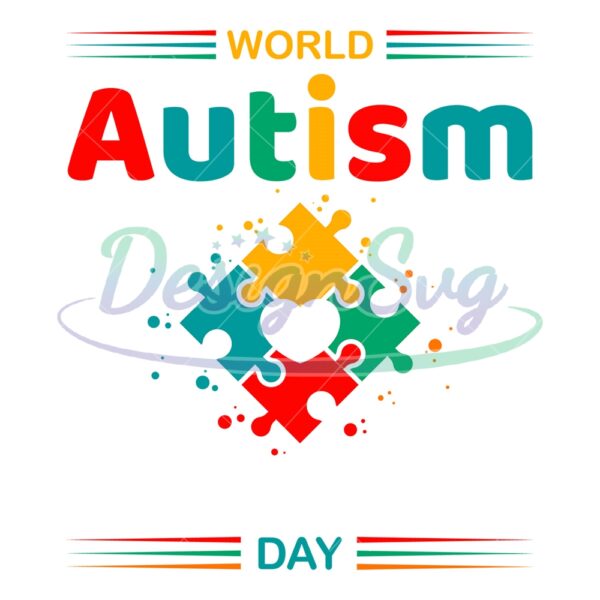world-autism-day-puzzle-watercolor-svg