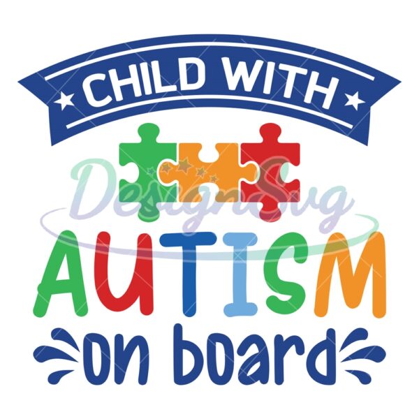 child-with-autism-on-board-puzzle-svg