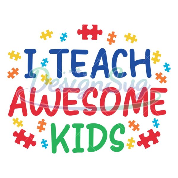 i-teach-awesome-kids-autism-puzzle-svg