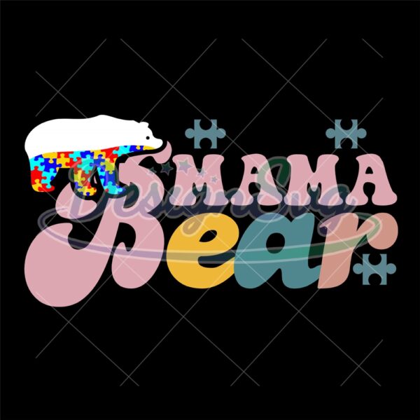 mama-bear-pink-autism-day-puzzle-svg