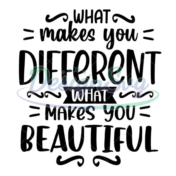 what-makes-you-different-what-makes-you-beautiful-svg