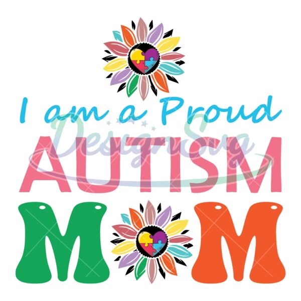 i-am-a-proud-autism-mom-sunflower-puzzle-svg