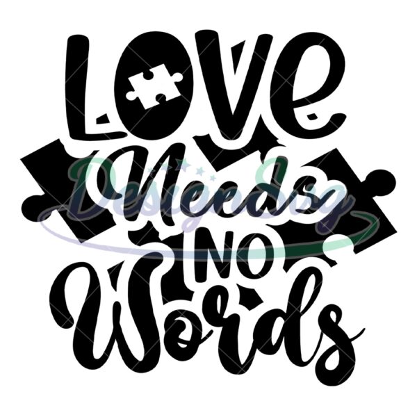 love-needs-no-words-autism-silhouette-svg