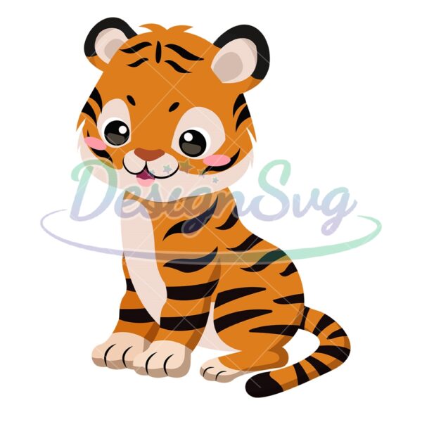 baby-cute-tiger-sitting-cartoon-character-svg