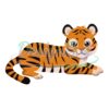 baby-cute-tiger-lying-cartoon-character-svg