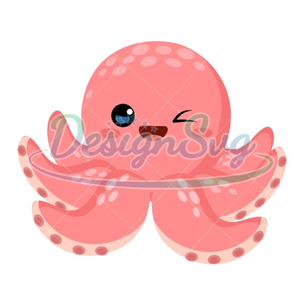 baby-cute-pink-octopus-cartoon-character-svg