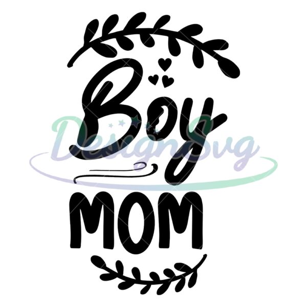 boy-mom-leaf-branch-mother-day-svg
