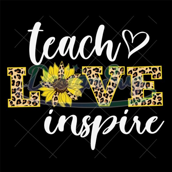 teach-love-inspire-leopard-sunflower-svg