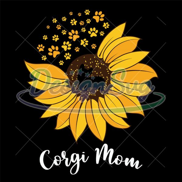 corgi-mom-mother-day-sunflower-dog-paws-svg