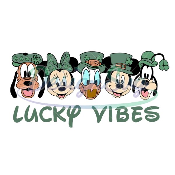 lucky-vibes-green-leprechaun-hat-mickey-friends-png