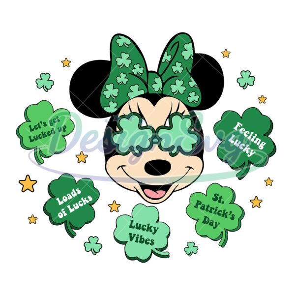 miss-lucky-charm-green-clover-glasses-minnie-svg