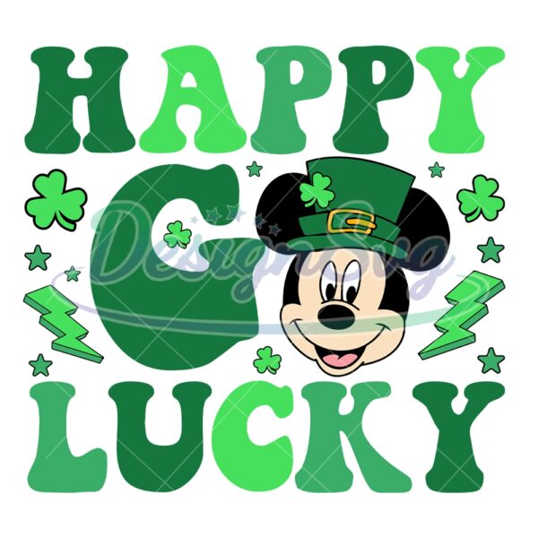happy-go-lucky-mickey-leprechaun-hat-svg