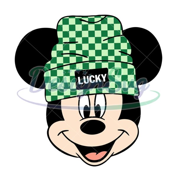 mickey-mouse-lucky-hat-green-patrick-day-svg