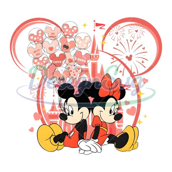 mickey-couple-pink-valentine-kingdom-festival-png