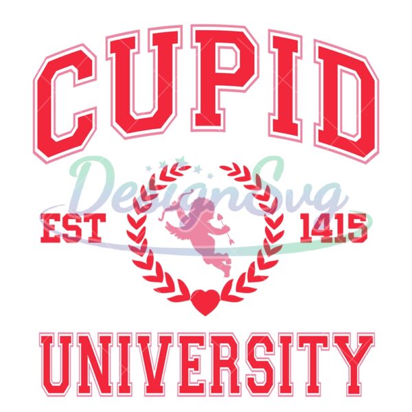 cupid-university-est-1415-valentine-logo-svg