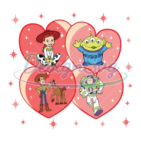 woody-toy-story-characters-valentine-day-heart-svg