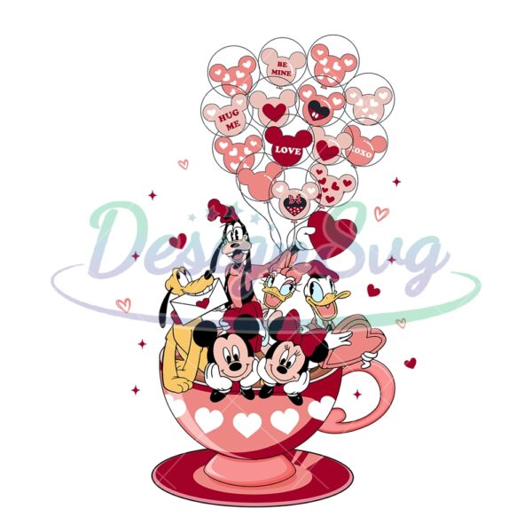 mickey-friends-coffee-cup-balloon-pink-valentine-day-svg