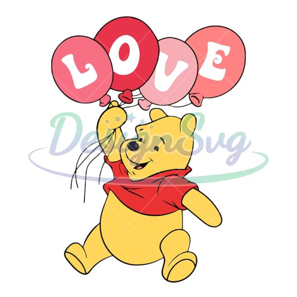 love-valentine-balloon-winnie-the-pooh-svg