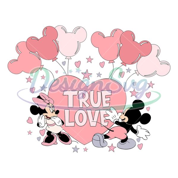 true-love-valentine-day-balloon-couple-mouse-svg