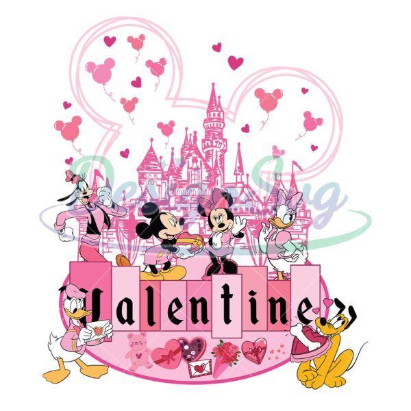 mickey-and-friends-kingdom-pink-valentines-day-svg