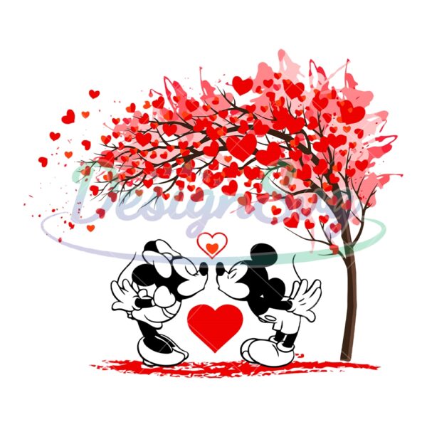 mickey-minnie-mouse-couple-valentines-love-tree-svg