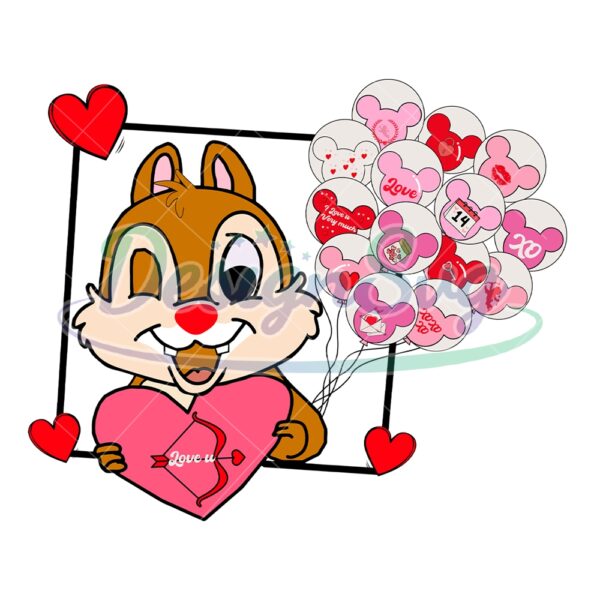 disney-chip-love-valentine-day-balloon-svg