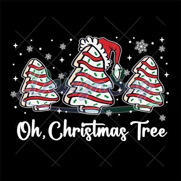 oh-christmas-tree-cake-santa-hat-png