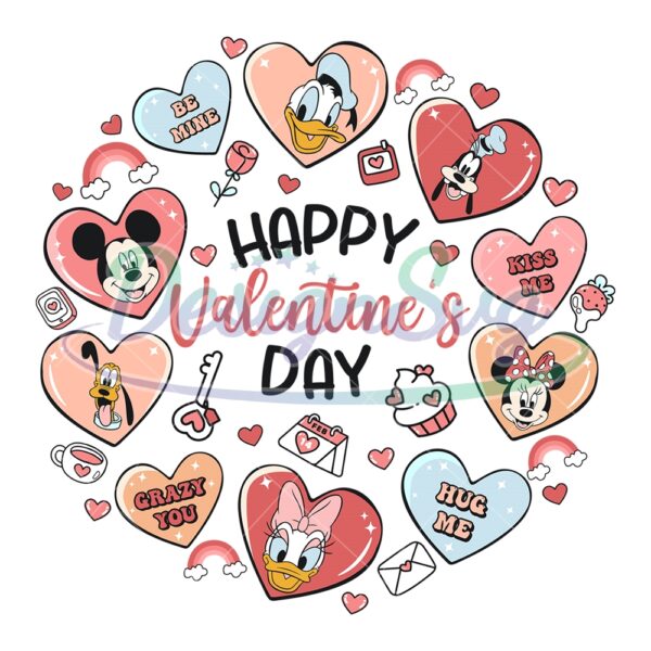 happy-valentines-day-mickey-friends-heart-doodle-svg