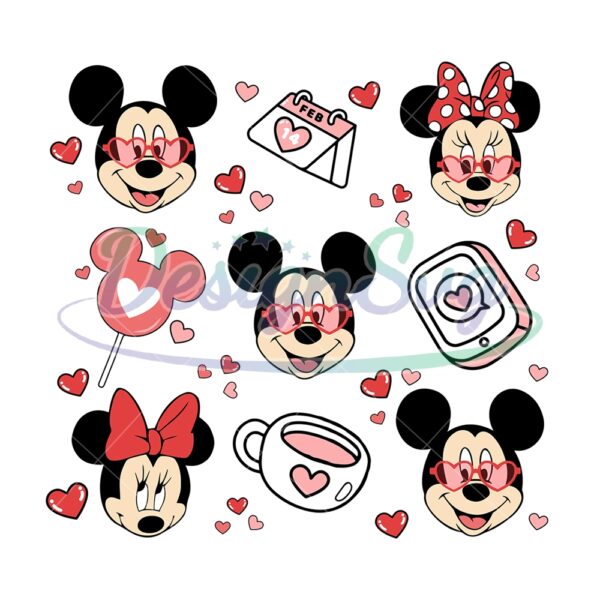 valentine-heart-doodle-mickey-minnie-couple-svg