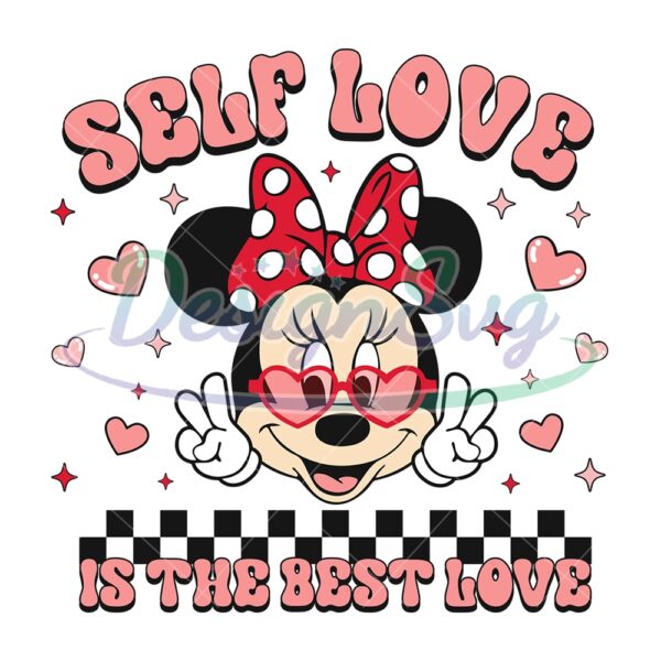 self-love-is-the-best-love-minnie-valentines-svg