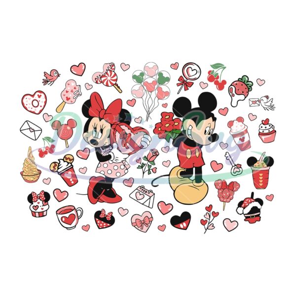 disney-mouse-couple-valentine-snacks-doodle-svg
