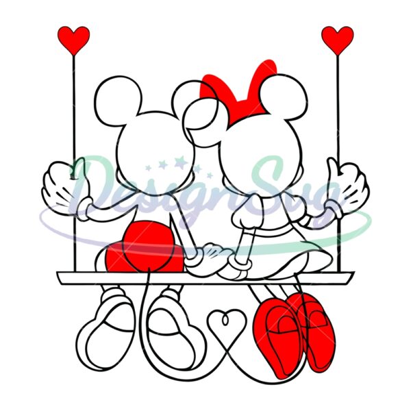 mickey-minnie-matching-couple-valentine-silhouette-svg
