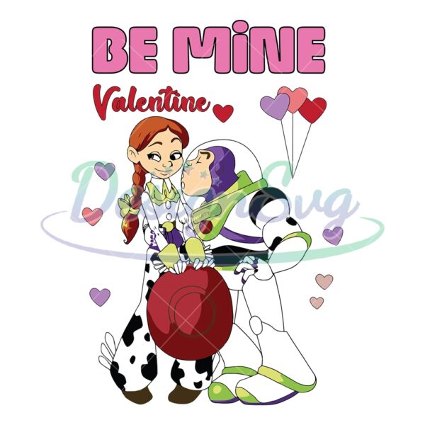 be-mine-valentine-toy-story-couple-jessie-and-buzz-svg