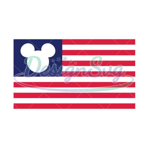 mickey-mouse-the-us-flag-svg