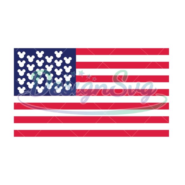 mickey-mouse-the-us-state-flag-svg