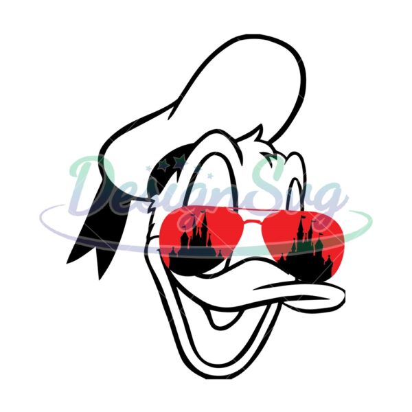 donald-duck-sunglasses-svg-cut-file