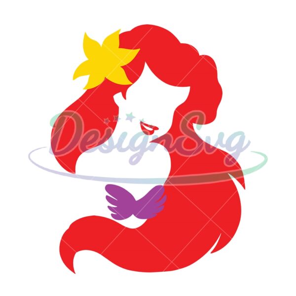 ariel-princess-little-mermaid-disney-cartoon-svg