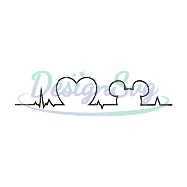 heartbeat-mickey-mouse-svg