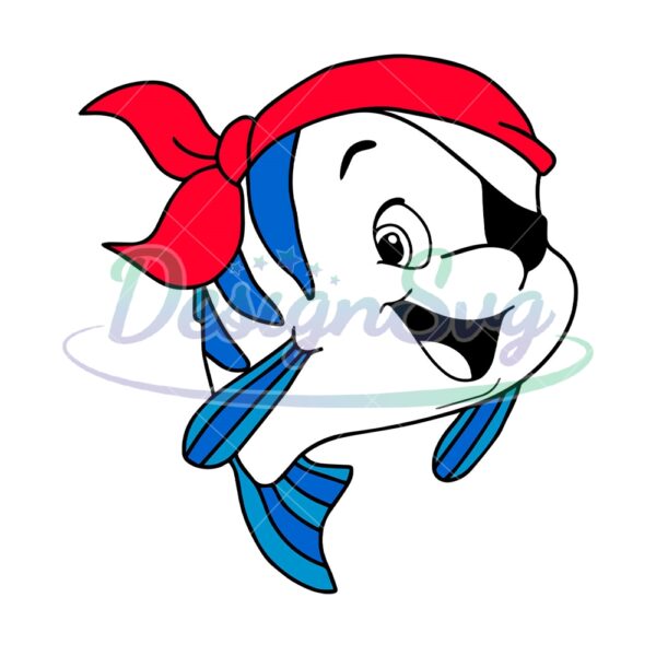 disney-little-mermaid-flounder-fish-svg