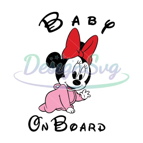 minnie-mouse-baby-on-board-svg