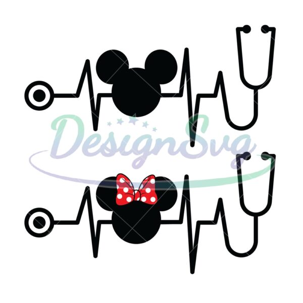 heartbeat-stethoscope-mouse-svg