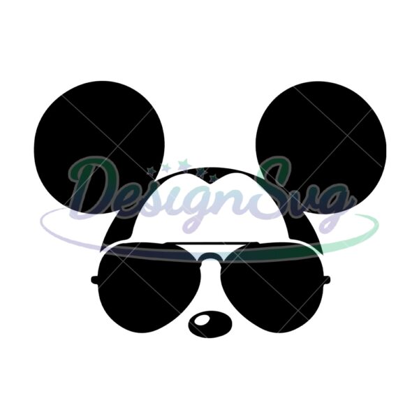 mickey-mouse-head-with-sunglasses-svg