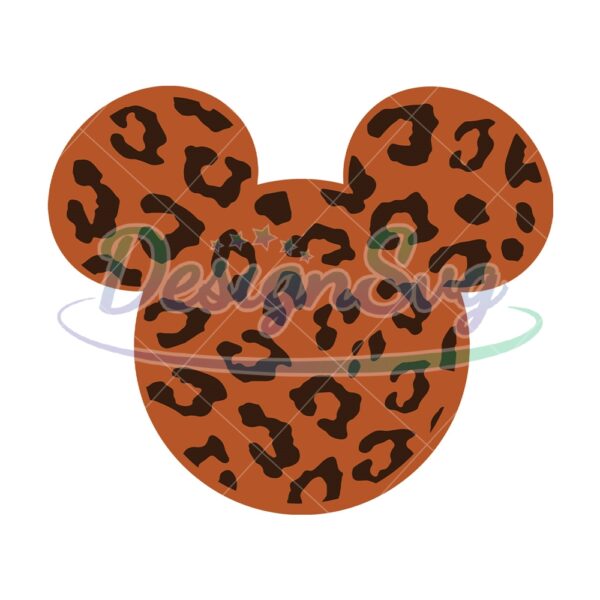 mickey-mouse-cheetah-leopard-pattern-svg