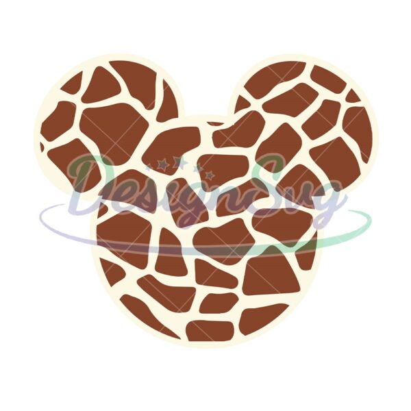 mickey-mouse-head-giraffe-pattern-svg
