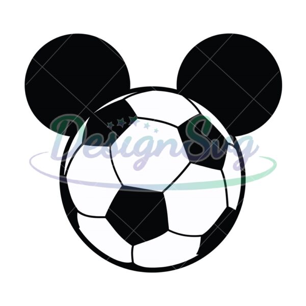 mickey-mouse-head-football-pattern-svg