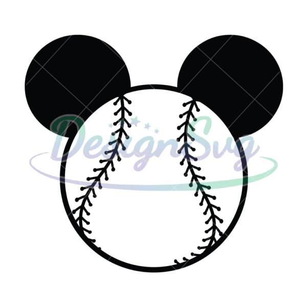 mickey-mouse-softball-pattern-svg