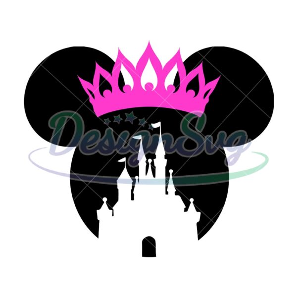 pink-crown-princess-minnie-mouse-magic-kingdom-svg