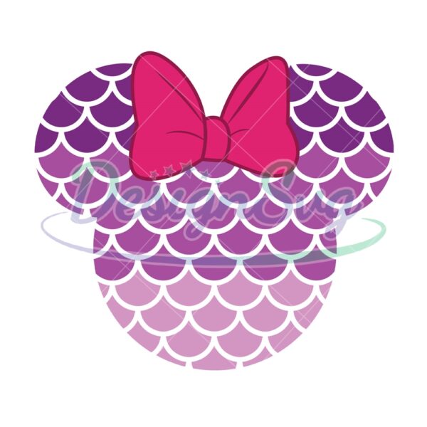 minnie-mouse-mermaid-head-pattern-mickey-svg